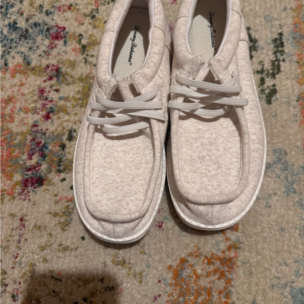 Tommy Bahama Cream Slip-On Shoes